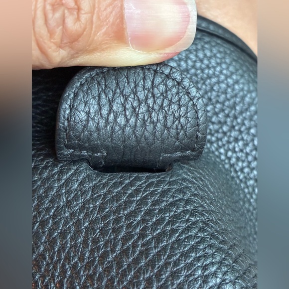 Hermes Black Leather Messenger Bag - Picture 8 of 13